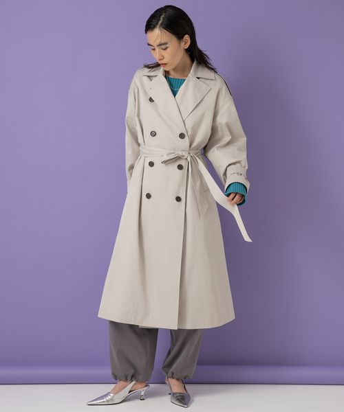 【eL】LooseStyle Trench Coat FREE
