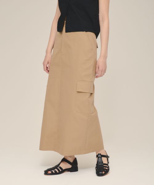 JEANASIS 【eL】OutPocket I Line Skirt ベージュ FREE スペシャルライン ジーナシス 113108 and ST アンドエスティ(旧ドットエスティ) JEANASIS 【eL】OutPocket I Line Skirt ベージュ FREE スペシャルライン ジーナシス 113108 and ST アンドエスティ(旧ドットエスティ)