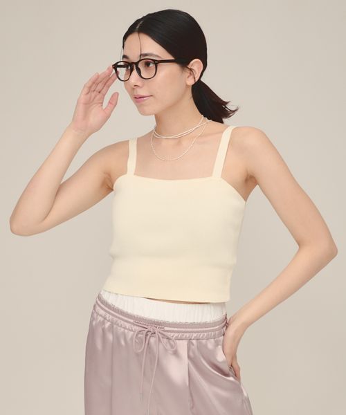 JEANASIS 【eL】12G Square Cami ナチュラル FREE スペシャルライン ジーナシス 117076 and ST アンドエスティ(旧ドットエスティ) JEANASIS 【eL】12G Square Cami ナチュラル FREE スペシャルライン ジーナシス 117076 and ST アンドエスティ(旧ドットエスティ)