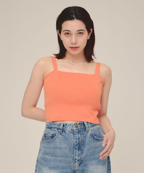 JEANASIS 【eL】12G Square Cami オレンジ FREE スペシャルライン ジーナシス 117076 and ST アンドエスティ(旧ドットエスティ) JEANASIS 【eL】12G Square Cami オレンジ FREE スペシャルライン ジーナシス 117076 and ST アンドエスティ(旧ドットエスティ)