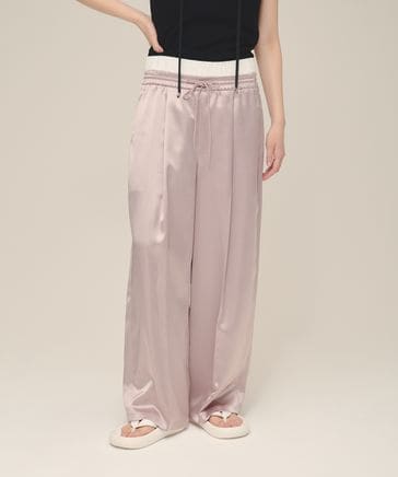 eL】Satin W West Pants | [公式]ジーナシス （JEANASIS）通販 
