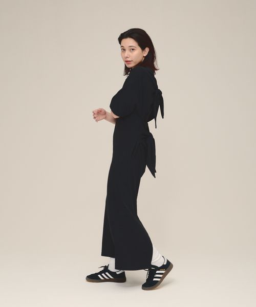 JEANASIS 【eL】Back Knot One-piece ブラック FREE スペシャルライン ジーナシス 117687 and ST アンドエスティ(旧ドットエスティ) JEANASIS 【eL】Back Knot One-piece ブラック FREE スペシャルライン ジーナシス 117687 and ST アンドエスティ(旧ドットエスティ)