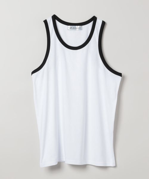 JEANASIS 【YOGA】パイピングタンク オフホワイト FREE アクティブ ジーナシス 126691 and ST アンドエスティ(旧ドットエスティ) JEANASIS 【YOGA】パイピングタンク オフホワイト FREE アクティブ ジーナシス 126691 and ST アンドエスティ(旧ドットエスティ)