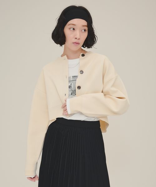 JEANASIS 【eL】14G Flare Short Cardigan ナチュラル FREE スペシャルライン ジーナシス 146576 and ST アンドエスティ(旧ドットエスティ) JEANASIS 【eL】14G Flare Short Cardigan ナチュラル FREE スペシャルライン ジーナシス 146576 and ST アンドエスティ(旧ドットエスティ)