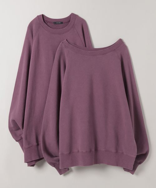 JEANASIS 【WEB限定/選べる着丈】ヴィンテージウラケBIGプルオーバー パープル S ウィメンズインナー ジーナシス 150264 and ST アンドエスティ(旧ドットエスティ) JEANASIS 【WEB限定/選べる着丈】ヴィンテージウラケBIGプルオーバー パープル S ウィメンズインナー ジーナシス 150264 and ST アンドエスティ(旧ドットエスティ)