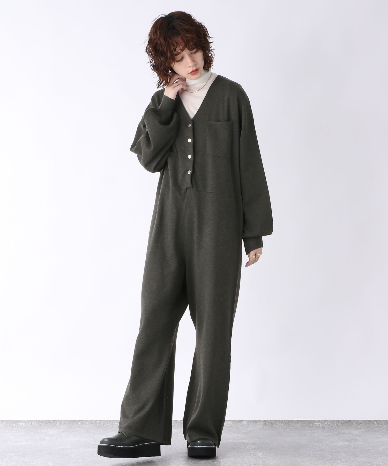 ネイビーシー JEANASIS jumpsuit ジャンプスーツ - 通販 - www