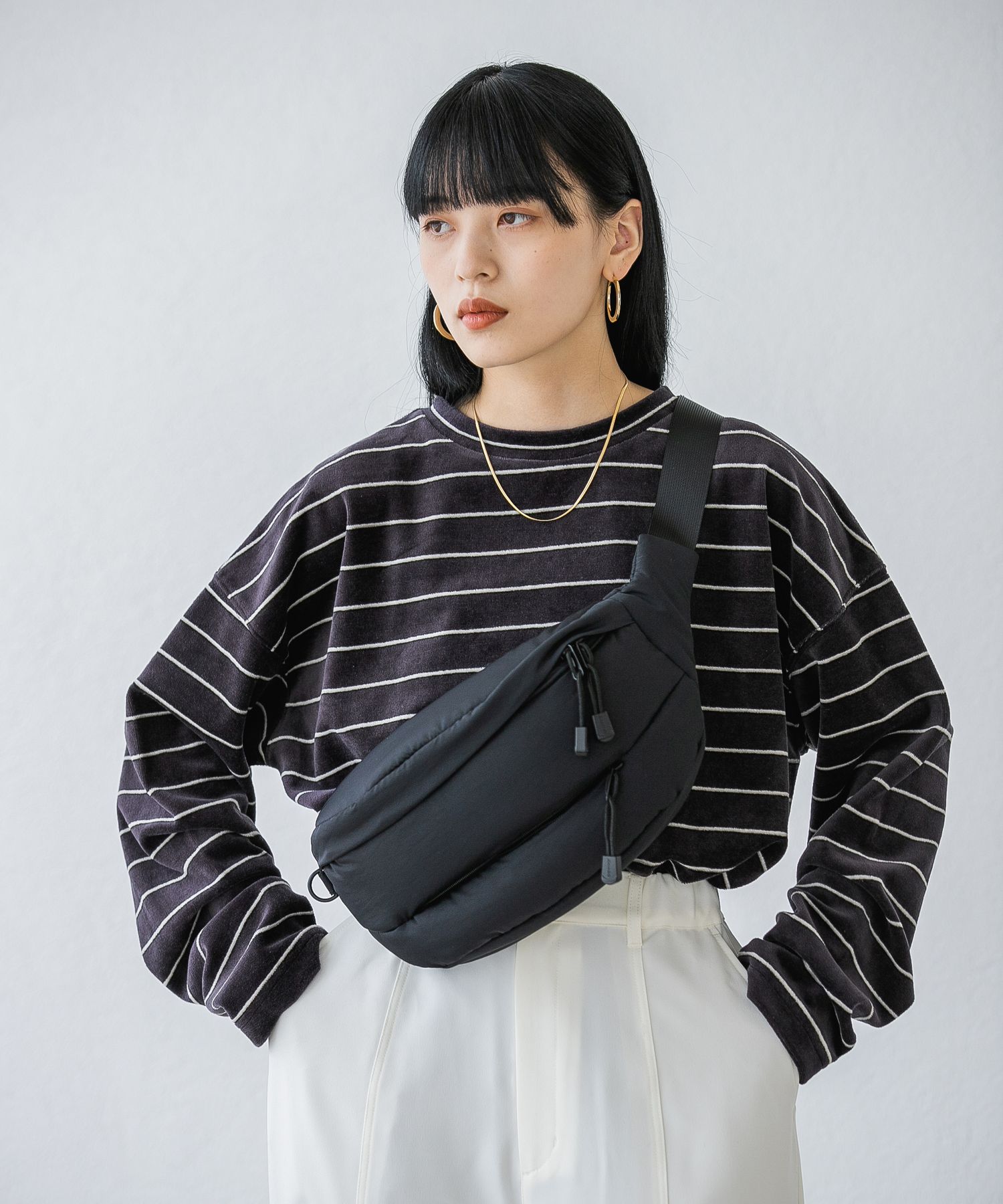 JEANASIS ナイロンベルトボディBAG 新品未使用 - ボディバッグ 