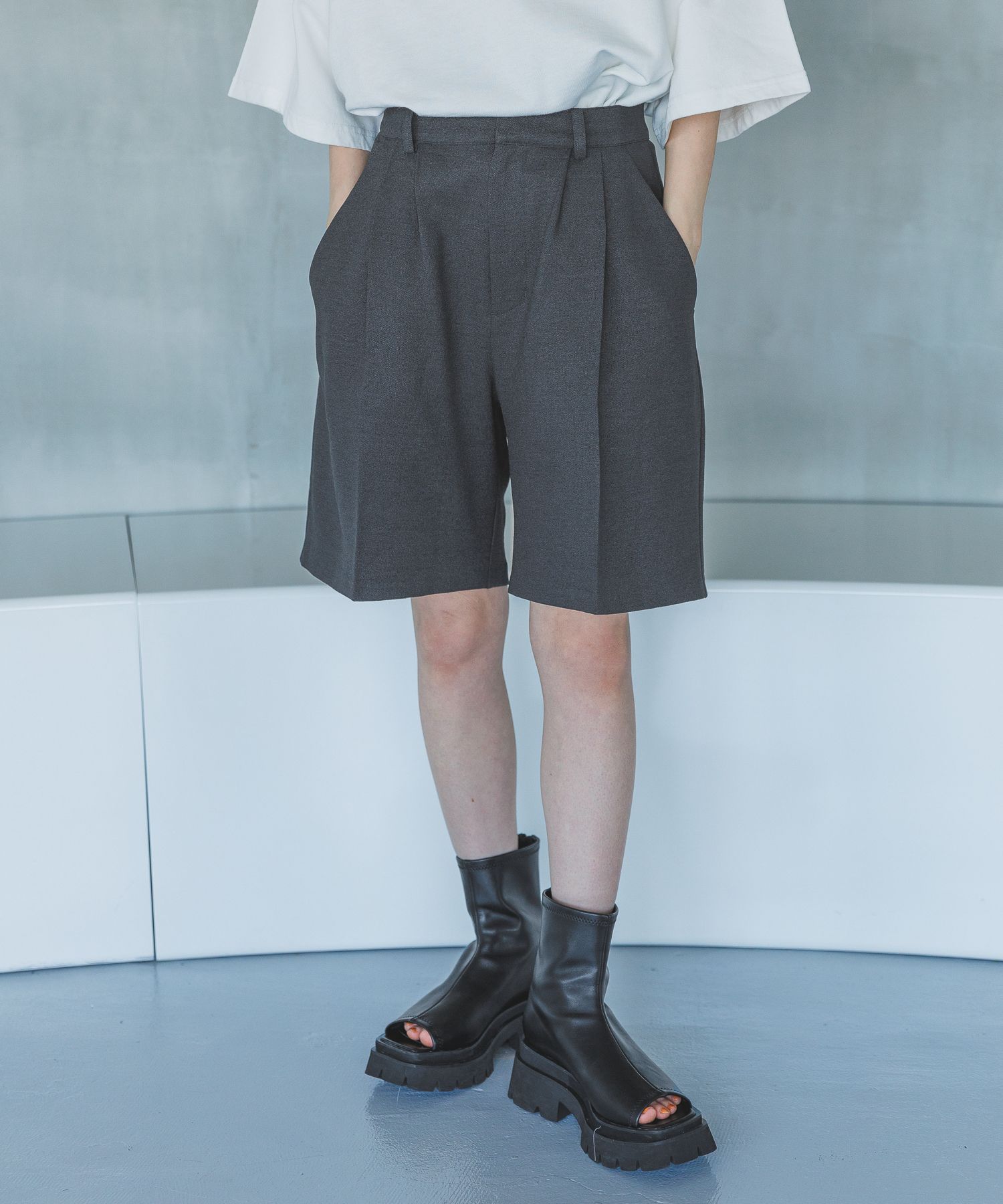 超可爱 JEANASIS ジーナシス 厚底ジップブーサン