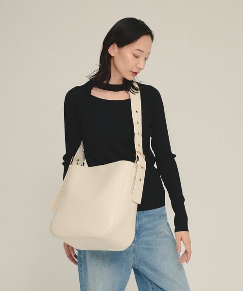 JEANASIS 【eL】Big Shoulder Bag ナチュラル スペシャルライン ジーナシス 184697 and ST アンドエスティ（旧ドットエスティ）