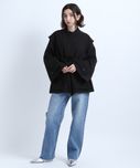 eL】Ribbon Flare Sleeve Blouson | [公式]ジーナシス （JEANASIS）通販