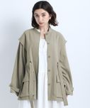 eL】Ribbon Flare Sleeve Blouson | [公式]ジーナシス （JEANASIS）通販