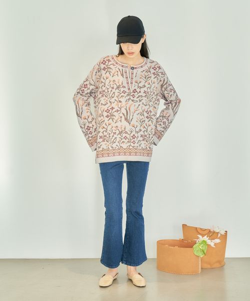 eL】Tyrolean Flower Pullover | [公式]ジーナシス （JEANASIS）通販