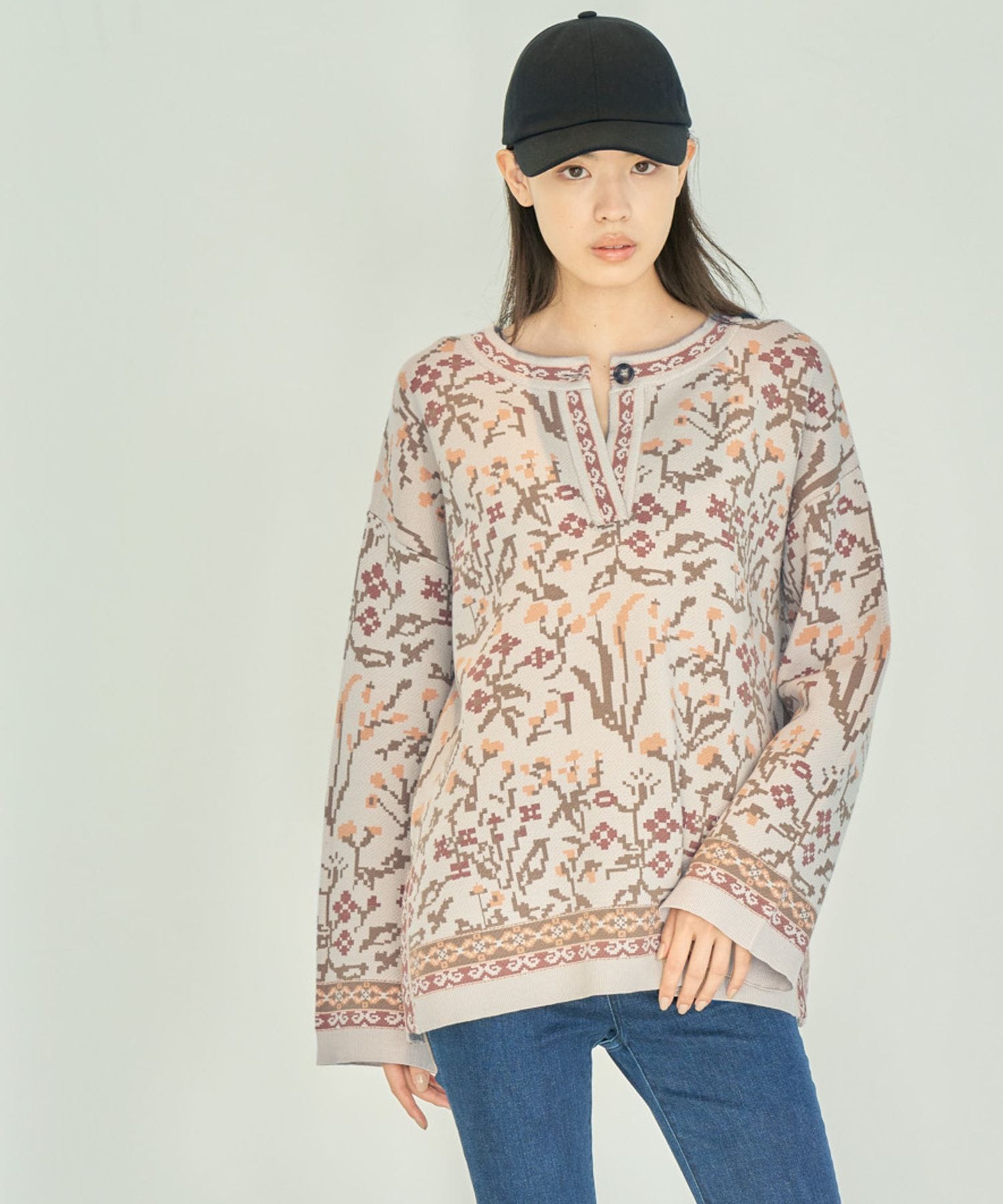 eL】Tyrolean Flower Pullover | [公式]ジーナシス （JEANASIS）通販