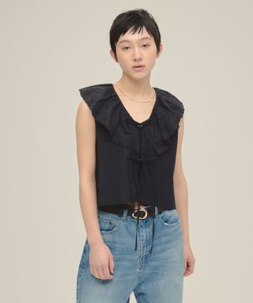 eL】scalloped Collar Shirt | [公式]ジーナシス （JEANASIS）通販