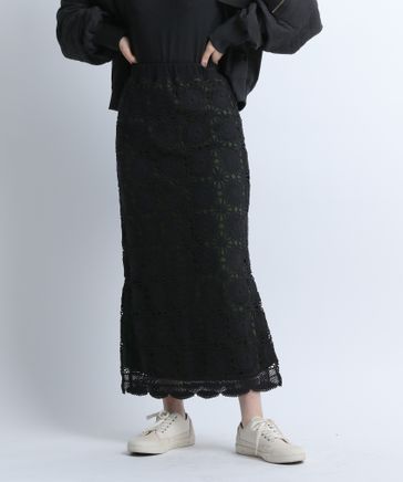 【eL】Lace Tight Skirt