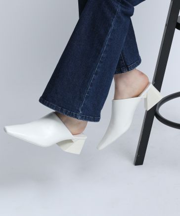 【eL】Triangle Heel Sandals