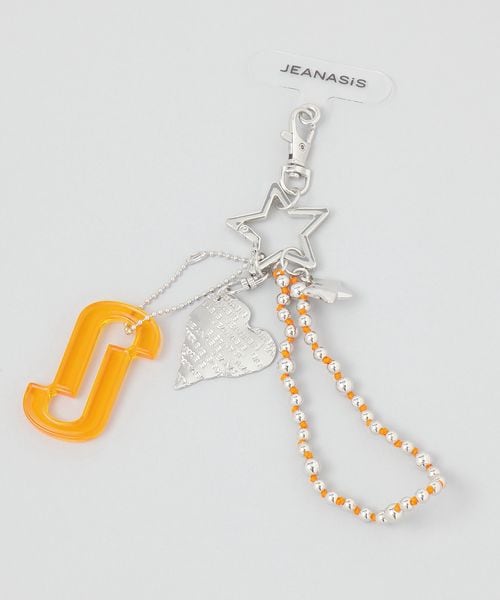 JEANASIS BIGロゴチャームストラップ オレンジ ウィメンズグッズ ジーナシス 284149 and ST アンドエスティ(旧ドットエスティ) JEANASIS BIGロゴチャームストラップ オレンジ ウィメンズグッズ ジーナシス 284149 and ST アンドエスティ(旧ドットエスティ)