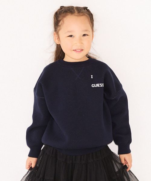 JEANASIS 【eL】Message Jacquard Pullover/ Kids ネイビー S キッズ ジーナシス 286207 and ST アンドエスティ(旧ドットエスティ) JEANASIS 【eL】Message Jacquard Pullover/ Kids ネイビー S キッズ ジーナシス 286207 and ST アンドエスティ(旧ドットエスティ)
