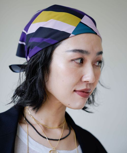JEANASIS 【eL×ONE】Multi Stripe Small Scarf パープル スペシャルライン ジーナシス 286408 and ST アンドエスティ(旧ドットエスティ) JEANASIS 【eL×ONE】Multi Stripe Small Scarf パープル スペシャルライン ジーナシス 286408 and ST アンドエスティ(旧ドットエスティ)