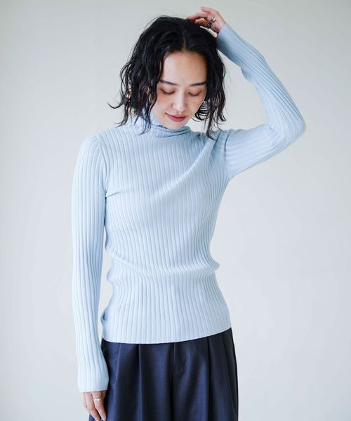 JEANASIS 【eL】12G Just Right TurtleNeck ライトブルー FREE スペシャルライン ジーナシス 286427 and ST アンドエスティ(旧ドットエスティ) JEANASIS 【eL】12G Just Right TurtleNeck ライトブルー FREE スペシャルライン ジーナシス 286427 and ST アンドエスティ(旧ドットエスティ)