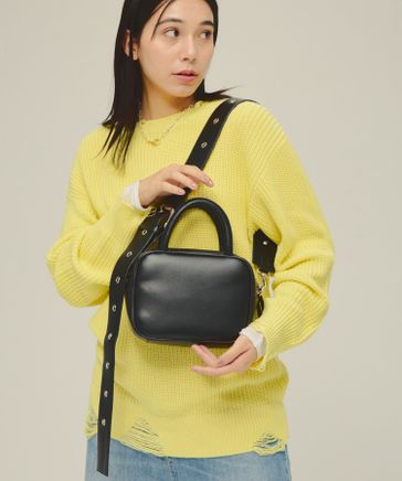eL jeanasis Large Boston Bag ブラック（Large Boston 下す Bag