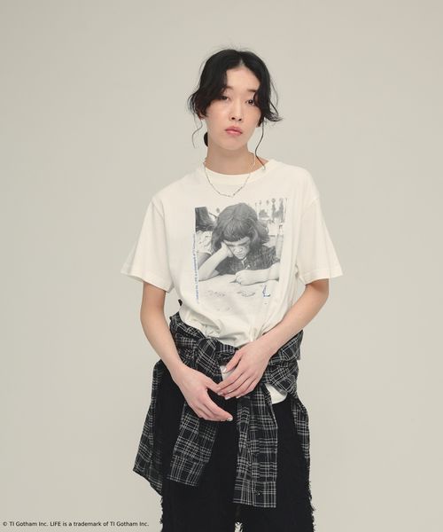 JEANASIS 【eL】LIFE PICTURE COLLECTION TShirts オフホワイト FREE スペシャルライン ジーナシス 291646 and ST アンドエスティ(旧ドットエスティ) JEANASIS 【eL】LIFE PICTURE COLLECTION TShirts オフホワイト FREE スペシャルライン ジーナシス 291646 and ST アンドエスティ(旧ドットエスティ)