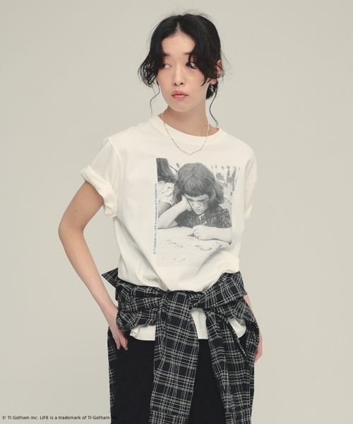 JEANASIS 【eL】LIFE PICTURE COLLECTION TShirts オフホワイト FREE スペシャルライン ジーナシス 291646 and ST アンドエスティ(旧ドットエスティ) JEANASIS 【eL】LIFE PICTURE COLLECTION TShirts オフホワイト FREE スペシャルライン ジーナシス 291646 and ST アンドエスティ(旧ドットエスティ)