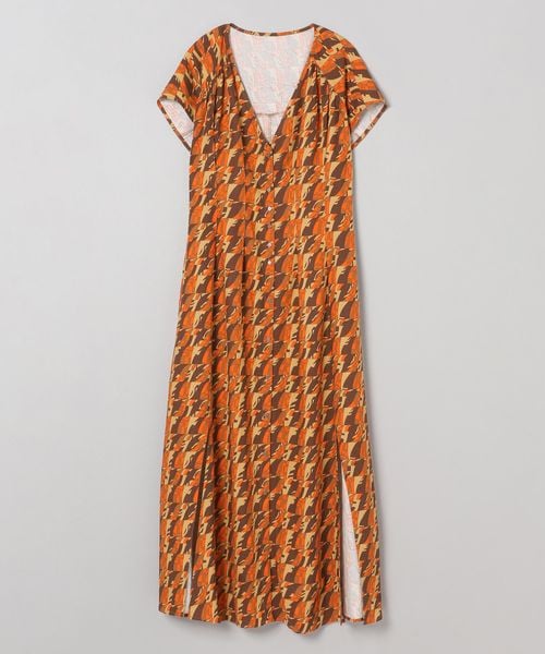 アフリカンガラリネンワンピース 公式 ジーナシス Jeanasis 通販