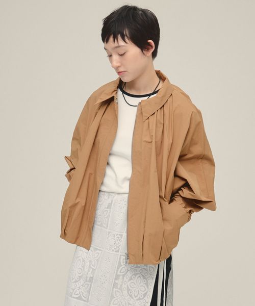 JEANASIS 【eL】Tuck Dolman Jacket ブラウン FREE スペシャルライン ジーナシス 306717 and ST アンドエスティ(旧ドットエスティ) JEANASIS 【eL】Tuck Dolman Jacket ブラウン FREE スペシャルライン ジーナシス 306717 and ST アンドエスティ(旧ドットエスティ)