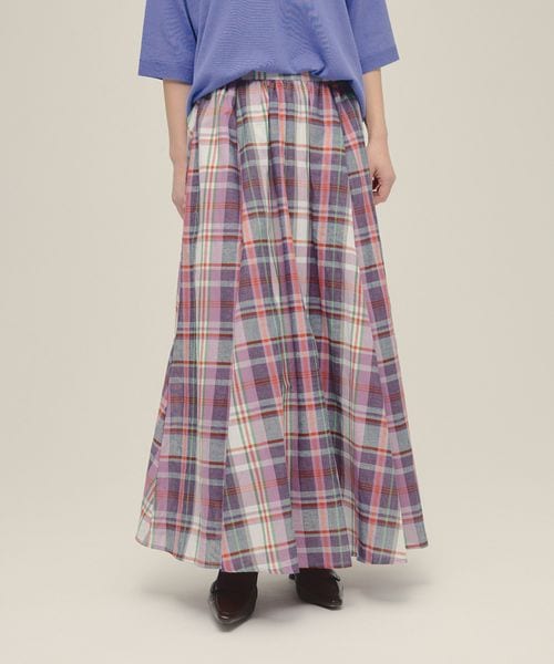 JEANASIS 【eL】Made In India Madras Check Skirt ナチュラル FREE スペシャルライン ジーナシス 319962 and ST アンドエスティ(旧ドットエスティ) JEANASIS 【eL】Made In India Madras Check Skirt ナチュラル FREE スペシャルライン ジーナシス 319962 and ST アンドエスティ(旧ドットエスティ)