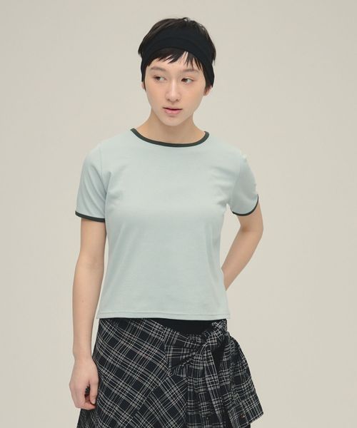 JEANASIS 【eL】Ringer Tee SS【追加予約】 ライトブルー FREE スペシャルライン ジーナシス 321311 and ST アンドエスティ(旧ドットエスティ) JEANASIS 【eL】Ringer Tee SS【追加予約】 ライトブルー FREE スペシャルライン ジーナシス 321311 and ST アンドエスティ(旧ドットエスティ)