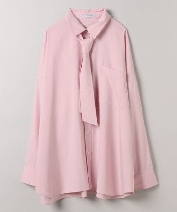 【新品】タイツキツイルレギュラーシャツ　ジーナシス ピンク タイツキツイルレギュラーシャツ | [公式]ジーナシス （JEANASIS