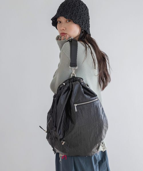 JEANASIS マルチWAYドロストショルダー ブラック ウィメンズグッズ ジーナシス 325860 and ST アンドエスティ(旧ドットエスティ) JEANASIS マルチWAYドロストショルダー ブラック ウィメンズグッズ ジーナシス 325860 and ST アンドエスティ(旧ドットエスティ)