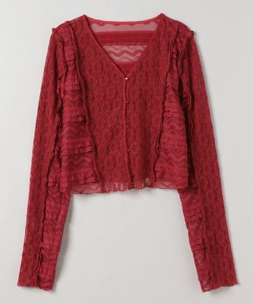 JEANASIS｜パッチワークレースVブラウス | Rakuten Fashion(楽天