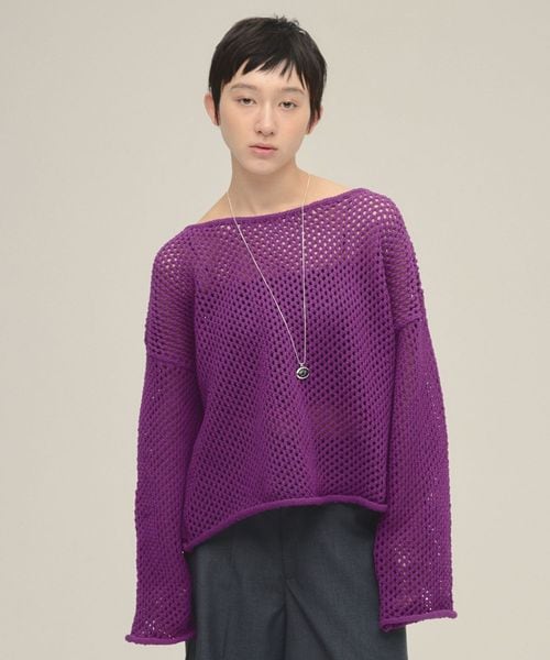 JEANASIS 【eL】3G Loose Knit Pullover パープル FREE スペシャルライン ジーナシス 329203 and ST アンドエスティ(旧ドットエスティ) JEANASIS 【eL】3G Loose Knit Pullover パープル FREE スペシャルライン ジーナシス 329203 and ST アンドエスティ(旧ドットエスティ)