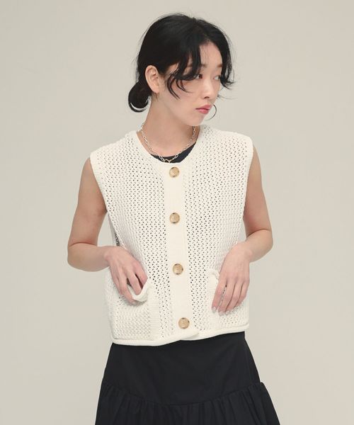JEANASIS 【eL】3G Compact Vest オフホワイト FREE スペシャルライン ジーナシス 329207 and ST アンドエスティ(旧ドットエスティ) JEANASIS 【eL】3G Compact Vest オフホワイト FREE スペシャルライン ジーナシス 329207 and ST アンドエスティ(旧ドットエスティ)
