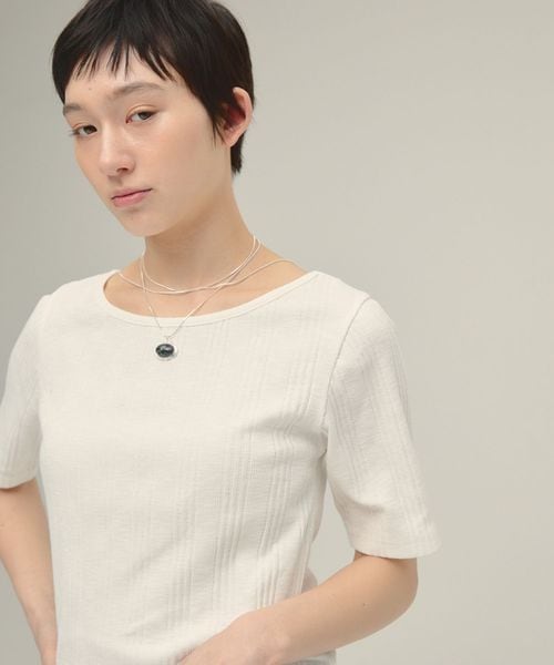 JEANASIS 【eL】Random Rib Tee SS オフホワイト FREE スペシャルライン ジーナシス 329524 and ST アンドエスティ(旧ドットエスティ) JEANASIS 【eL】Random Rib Tee SS オフホワイト FREE スペシャルライン ジーナシス 329524 and ST アンドエスティ(旧ドットエスティ)