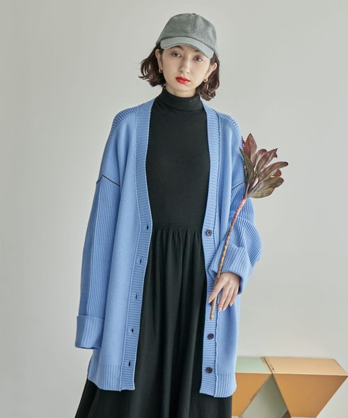 【eL】Stitch Outer Cardigan