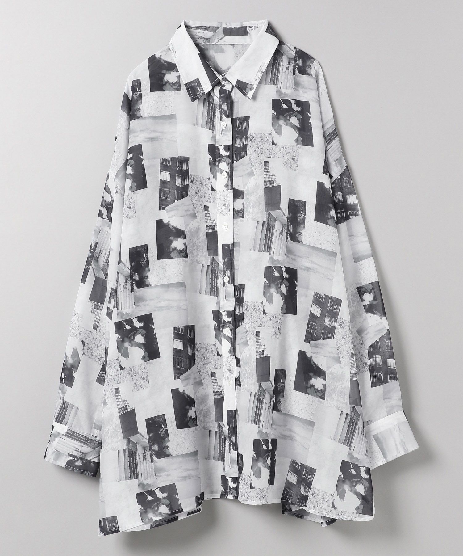 日本代理店正規品 ジーナシスJEANASISフォトコラージュシャツ - シャツ