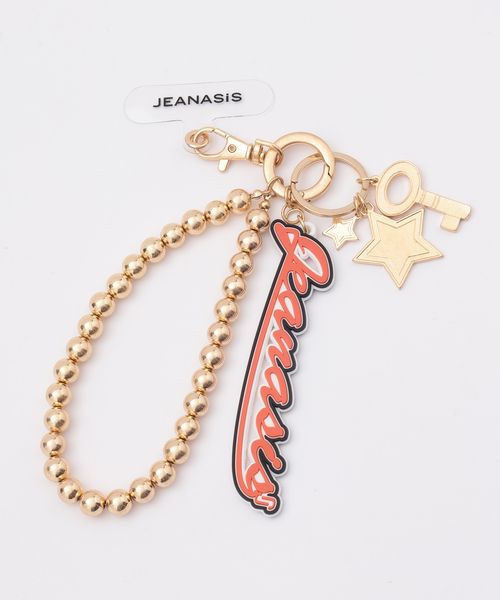 JEANASIS ロゴチャームスマホストラップ ピンク ウィメンズグッズ ジーナシス 414147 and ST アンドエスティ(旧ドットエスティ) JEANASIS ロゴチャームスマホストラップ ピンク ウィメンズグッズ ジーナシス 414147 and ST アンドエスティ(旧ドットエスティ)