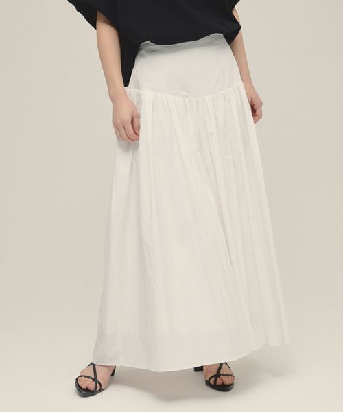 JEANASIS 【eL】Volume Flare Skirt オフホワイト FREE スペシャルライン ジーナシス 452920 and ST アンドエスティ(旧ドットエスティ) JEANASIS 【eL】Volume Flare Skirt オフホワイト FREE スペシャルライン ジーナシス 452920 and ST アンドエスティ(旧ドットエスティ)