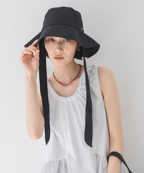 JEANASIS リボンツキツバヒロ HAT ブラック ウィメンズグッズ ジーナシス 459389 and ST アンドエスティ(旧ドットエスティ) JEANASIS リボンツキツバヒロ HAT ブラック ウィメンズグッズ ジーナシス 459389 and ST アンドエスティ(旧ドットエスティ)