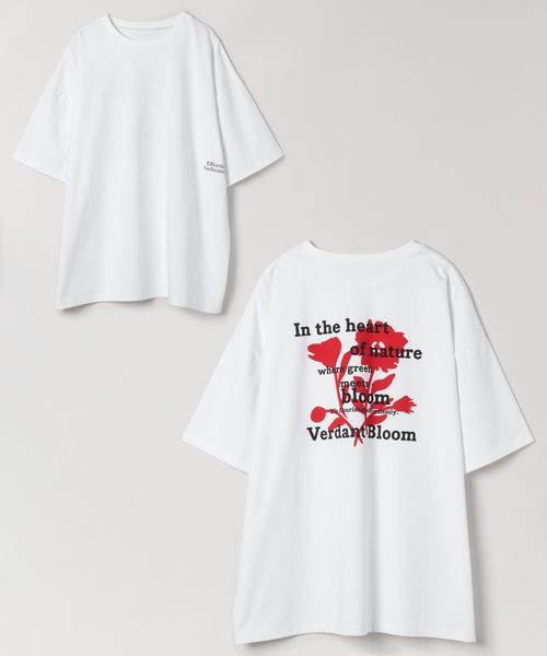 JEANASIS 【Les Fleurs】バックLOGO TEE オフホワイト FREE アクティブ ジーナシス 492113 and ST アンドエスティ(旧ドットエスティ) JEANASIS 【Les Fleurs】バックLOGO TEE オフホワイト FREE アクティブ ジーナシス 492113 and ST アンドエスティ(旧ドットエスティ)