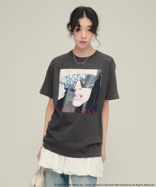 JEANASIS 【eL】GAGA Photo Tee チャコールグレー FREE スペシャルライン ジーナシス 492733 and ST アンドエスティ(旧ドットエスティ) JEANASIS 【eL】GAGA Photo Tee チャコールグレー FREE スペシャルライン ジーナシス 492733 and ST アンドエスティ(旧ドットエスティ)