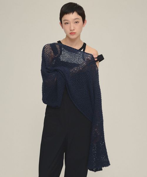 JEANASIS 【eL】1.5G Wide Loose Pullover ブルー FREE スペシャルライン ジーナシス 496982 and ST アンドエスティ(旧ドットエスティ) JEANASIS 【eL】1.5G Wide Loose Pullover ブルー FREE スペシャルライン ジーナシス 496982 and ST アンドエスティ(旧ドットエスティ)