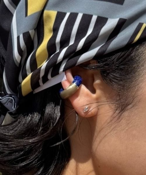 JEANASIS 【eL+1】Stone Metal Ear Cuff ブルー スペシャルライン ジーナシス 498363 and ST アンドエスティ(旧ドットエスティ) JEANASIS 【eL+1】Stone Metal Ear Cuff ブルー スペシャルライン ジーナシス 498363 and ST アンドエスティ(旧ドットエスティ)
