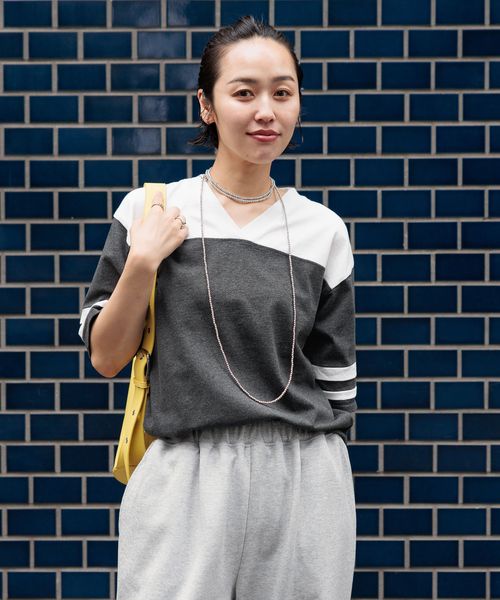 JEANASIS 【eL×ONE】Football TEE チャコールグレー FREE スペシャルライン ジーナシス 570730 and ST アンドエスティ(旧ドットエスティ) JEANASIS 【eL×ONE】Football TEE チャコールグレー FREE スペシャルライン ジーナシス 570730 and ST アンドエスティ(旧ドットエスティ)