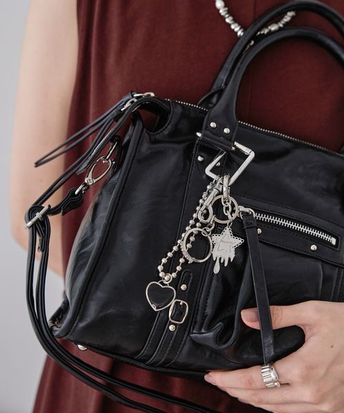 JEANASIS star & heart スマホストラップ ブラック ウィメンズグッズ ジーナシス 572643 and ST アンドエスティ(旧ドットエスティ) JEANASIS star & heart スマホストラップ ブラック ウィメンズグッズ ジーナシス 572643 and ST アンドエスティ(旧ドットエスティ)