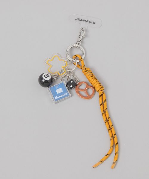 JEANASIS funny charm スマホストラップ イエロー ウィメンズグッズ ジーナシス 572645 and ST アンドエスティ(旧ドットエスティ) JEANASIS funny charm スマホストラップ イエロー ウィメンズグッズ ジーナシス 572645 and ST アンドエスティ(旧ドットエスティ)