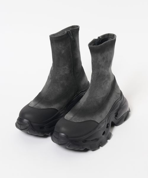 JEANASIS 【一部カラー先行予約】ストレッチクリアスニーカーブーツ ライトグレー M ウィメンズグッズ ジーナシス 573251 and ST アンドエスティ(旧ドットエスティ) JEANASIS 【一部カラー先行予約】ストレッチクリアスニーカーブーツ ライトグレー M ウィメンズグッズ ジーナシス 573251 and ST アンドエスティ(旧ドットエスティ)